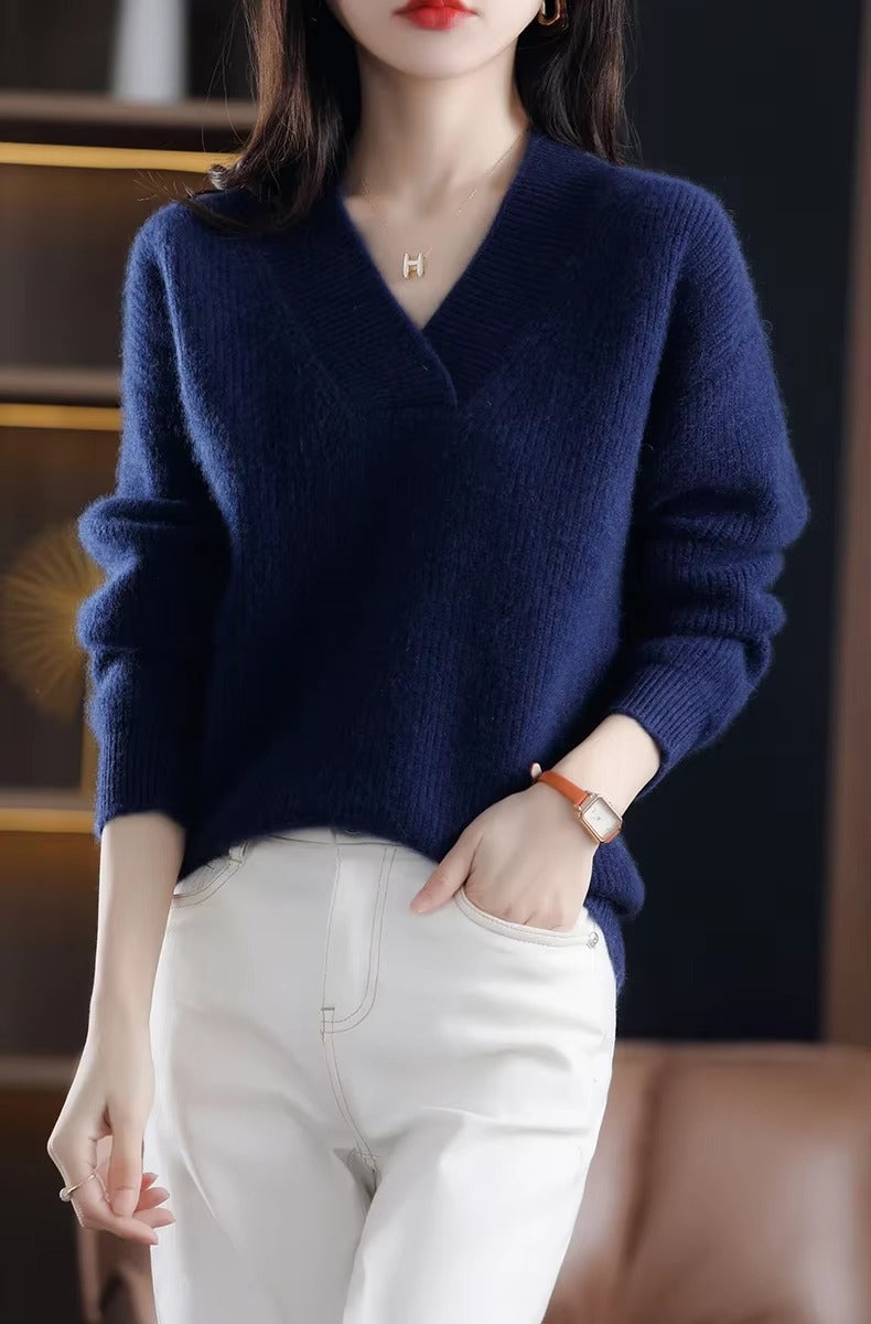 Soft And Warm Pullovers Thick Cashmere Oversize Sweater