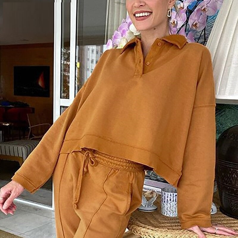 Solid Batwing Long Sleeve Basic Tunic Blouse