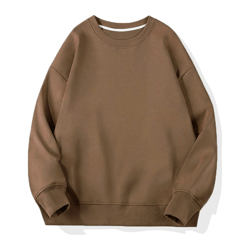 Solid Color Fleece Pullover Hoodies