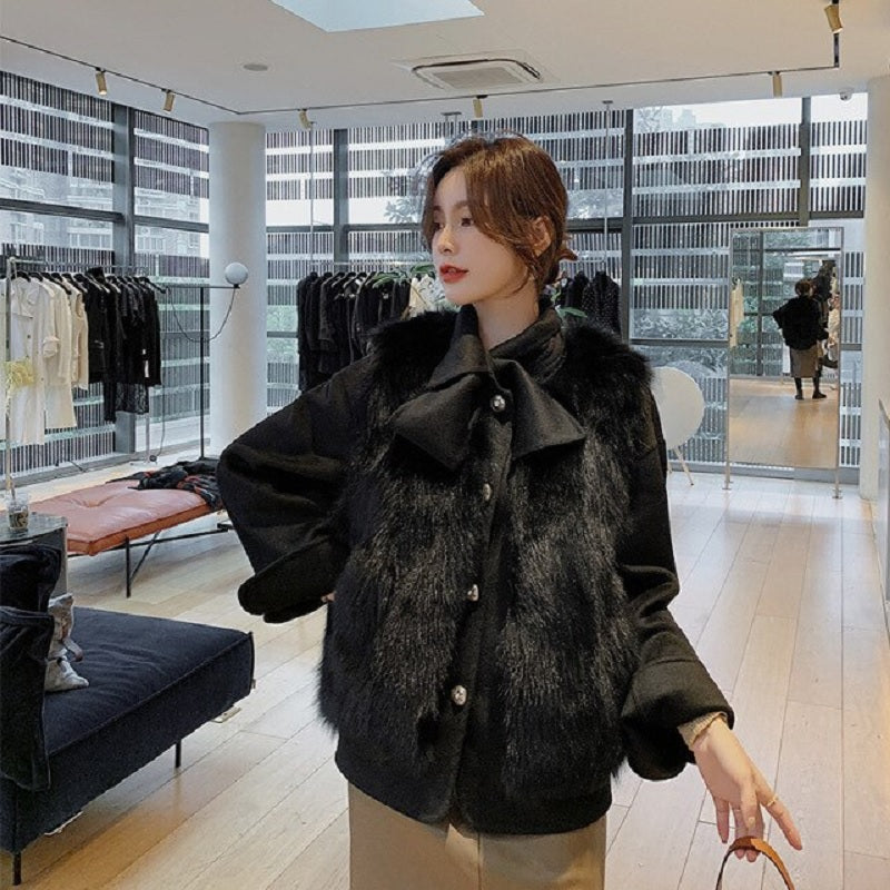 Solid Luxury Double-sided Woolen Cashmere Blends Outerwear