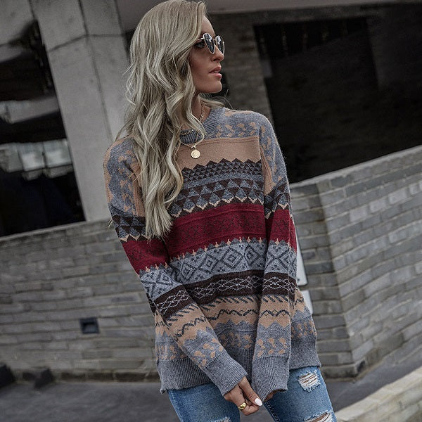 Style Round Collar Round Collar Knitwear