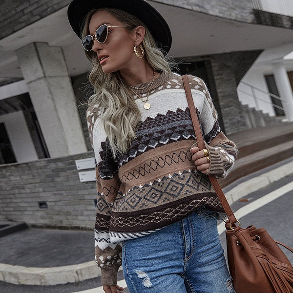 Style Round Collar Round Collar Knitwear
