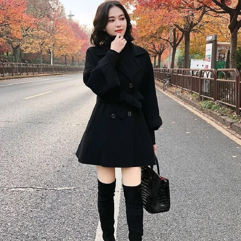 Stylish Double-sided Cashmere Coat
