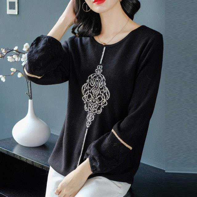 Sweater Bottoming Long Sleeved New Knitted Sweater Jacket