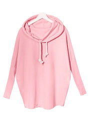 Sweatshirt High Collar Long Sleeve Top