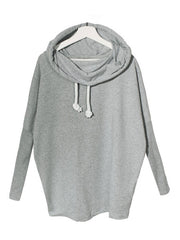 Sweatshirt High Collar Long Sleeve Top