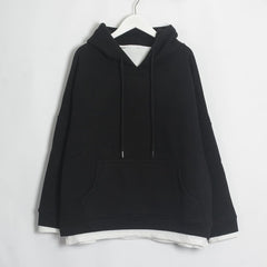 Sweatshirts Warm Long Sleeve Oversize Hoodies Tops Pullover