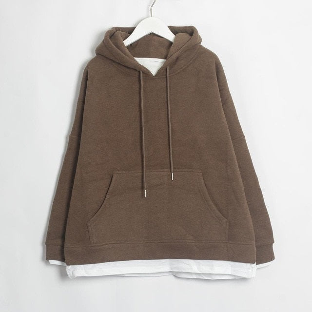 Sweatshirts Warm Long Sleeve Oversize Hoodies Tops Pullover