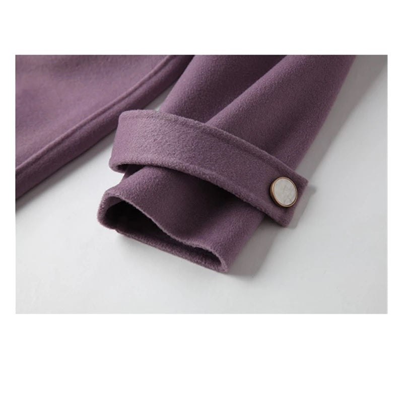 Sweet Style Wind Mid-length Wool Coat