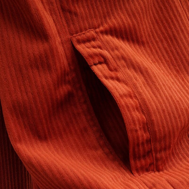 Turn Down Collar Pocket Jacket