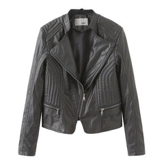 Turn-down Collar Moto Biker Fashion Streetwear Jacket