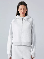 Turndown Collar Zipper Chic Indoor Long Sleeves Elegant And Vintage Jacket