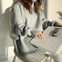 Turtleneck Warm Loose Minimalist Sweaters