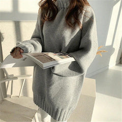 Turtleneck Warm Loose Minimalist Sweaters