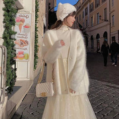 V-Neck Loose Fashion Long Sleeve Sweater