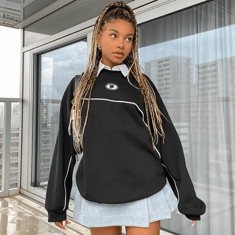 Vintage Long Sleeve Pullover Sweat Shirt