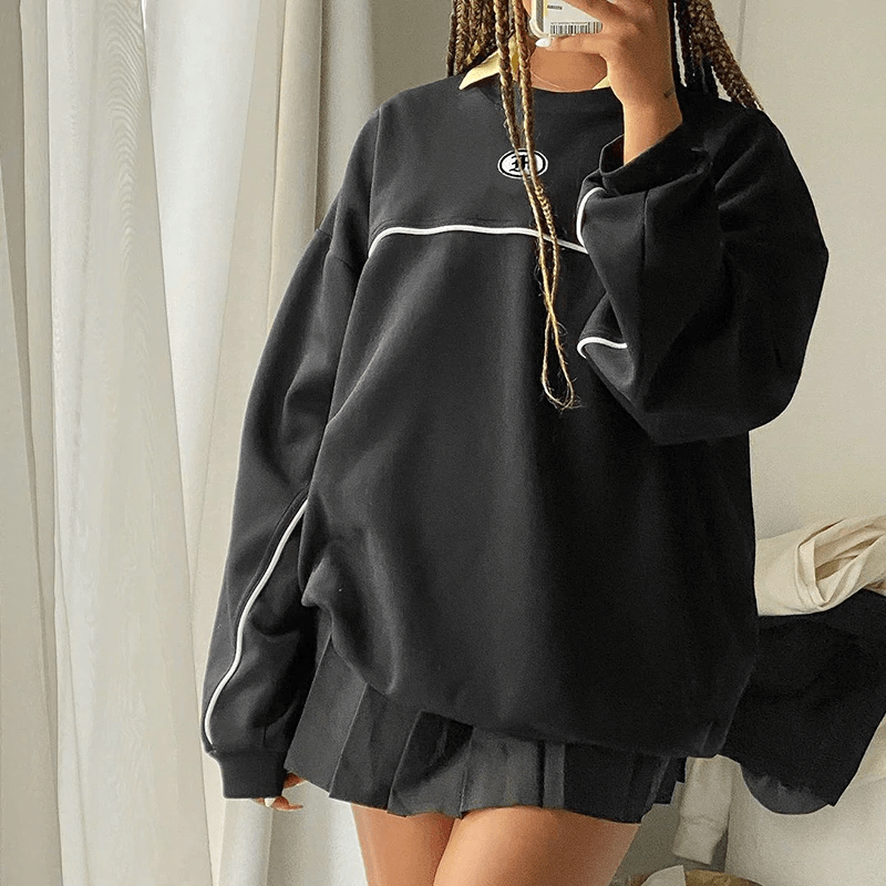 Vintage Long Sleeve Pullover Sweat Shirt