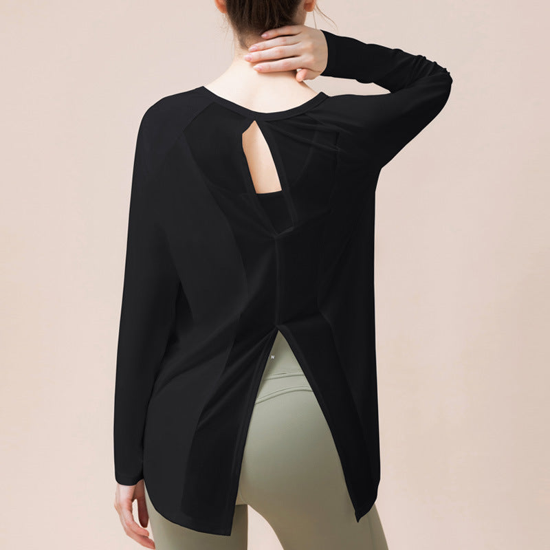 Quick-dry yoga long sleeve