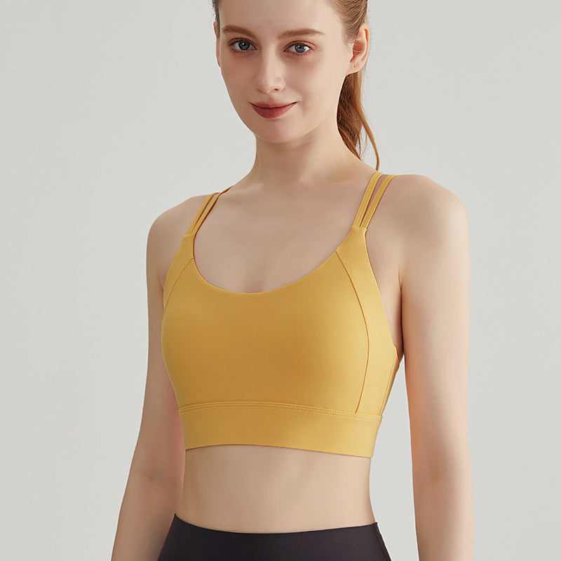 Cross back yoga tank top