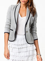 Waist-Length Short Casual Full Sleeve Jacket