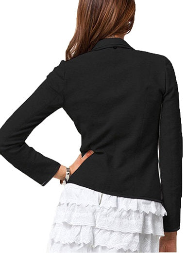 Waist-Length Short Casual Full Sleeve Jacket