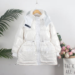 Warm hooded Casual Down Coat Oversized Thickening Jacket