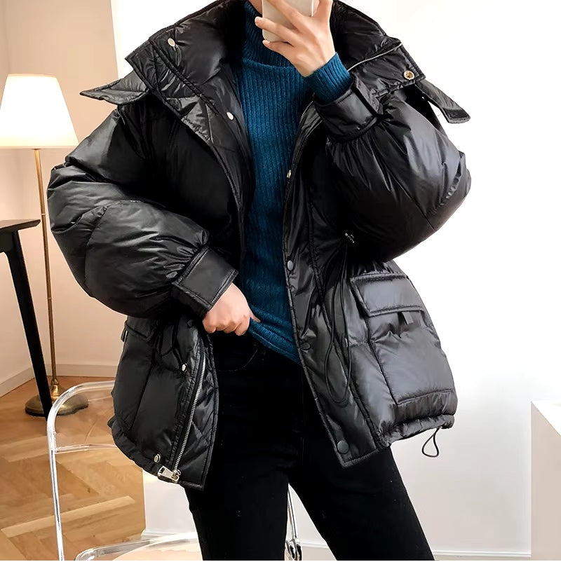Waterproof Hooded Warm Coat Puffer Thick Parka Jacket