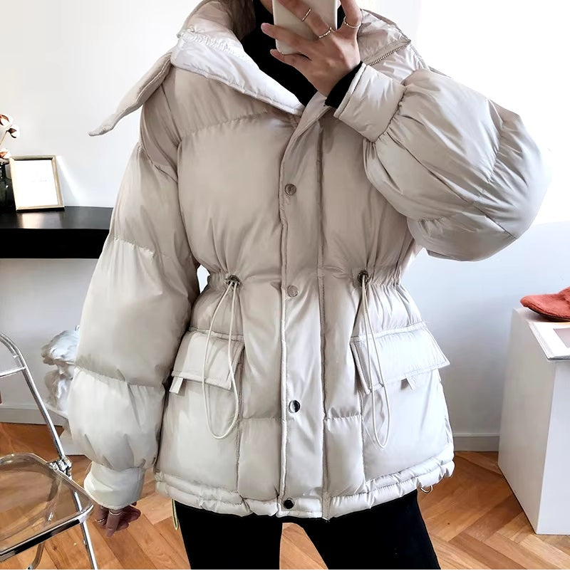 Waterproof Hooded Warm Coat Puffer Thick Parka Jacket