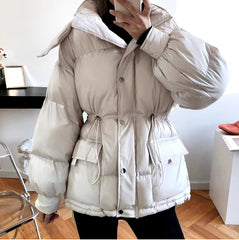 Waterproof Hooded Warm Coat Puffer Thick Parka Jacket