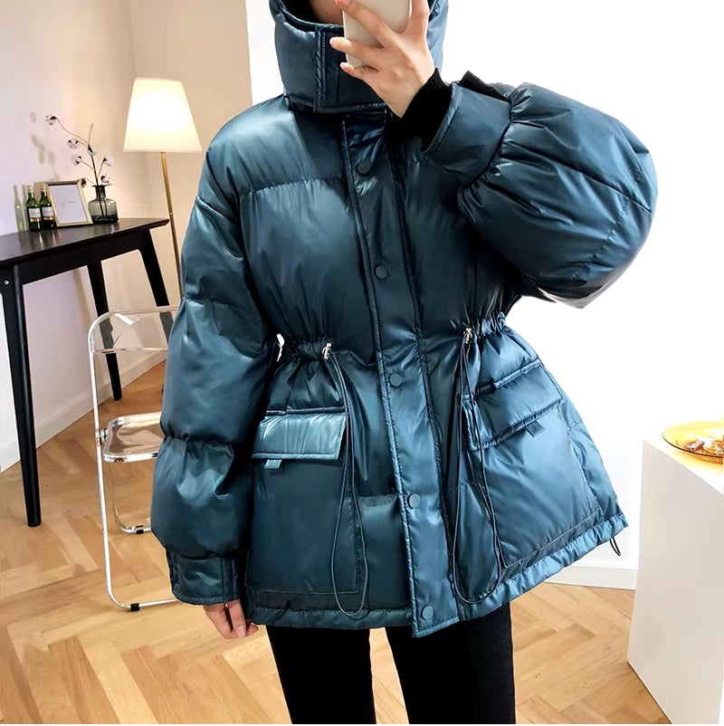 Waterproof Hooded Warm Coat Puffer Thick Parka Jacket