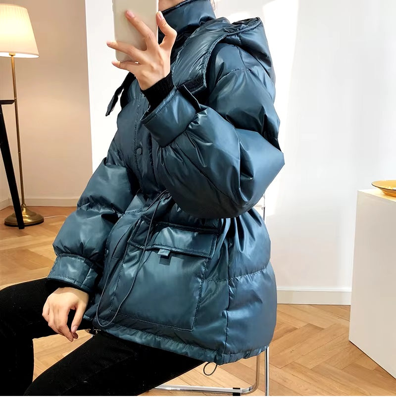 Waterproof Hooded Warm Coat Puffer Thick Parka Jacket