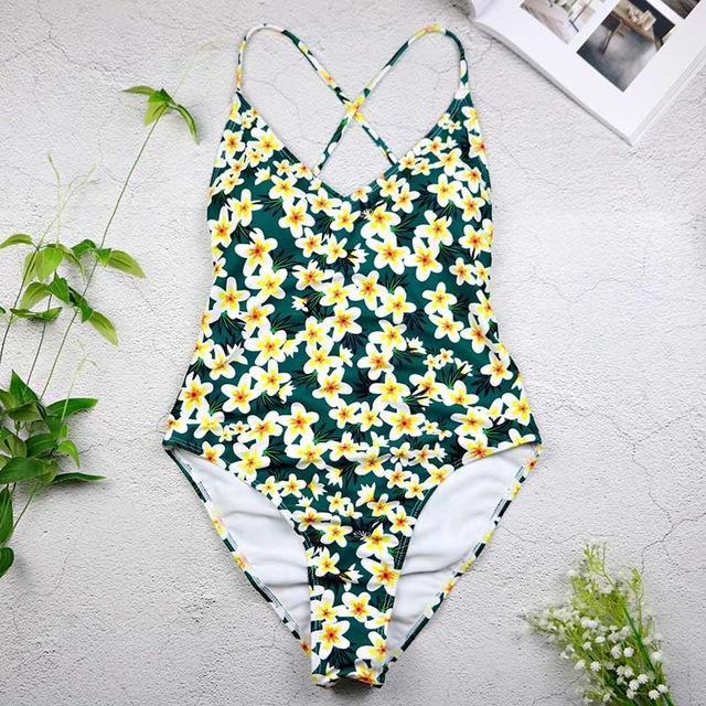 high cut thong Backless Monokini Swimsuit